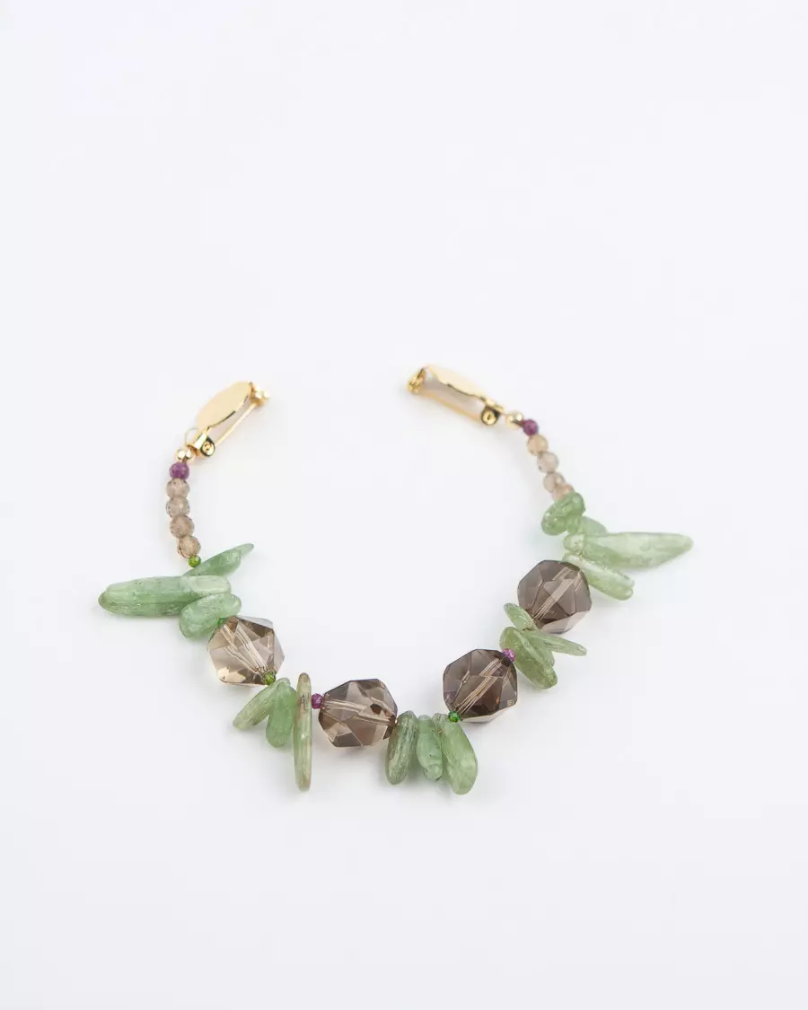 Ожеброшь раухтопаз, кианит Ожеброшь раухтопаз, кианит - мастерская Надежды Бойко