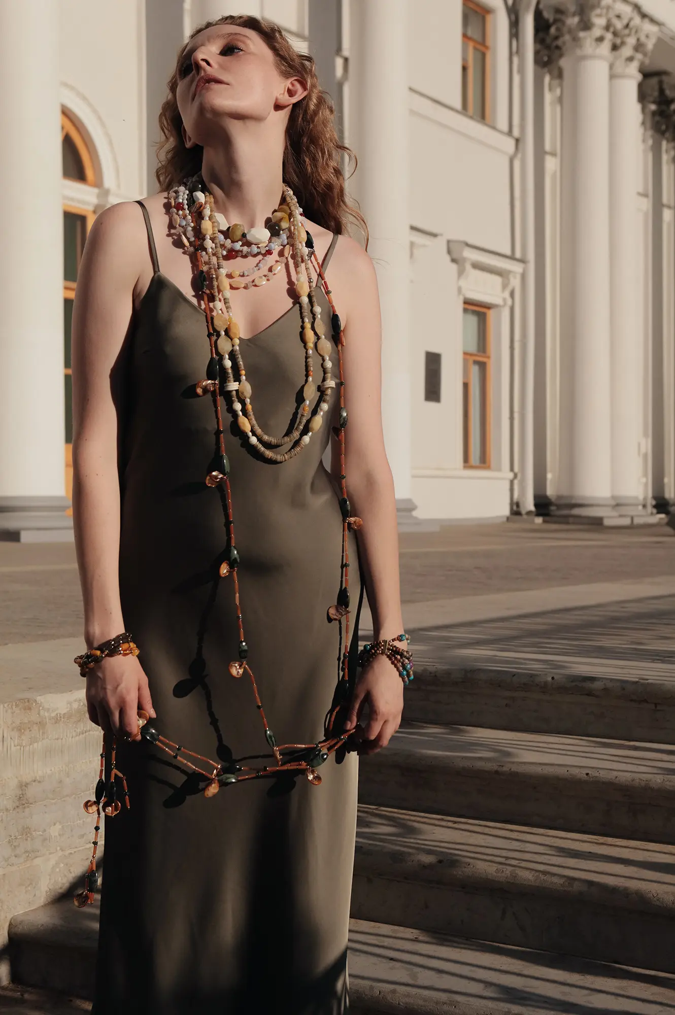 Аркан яшма камбаба оранжевого цвета - 71 000 Аркан яшма камбаба - мастерская Надежды Бойко