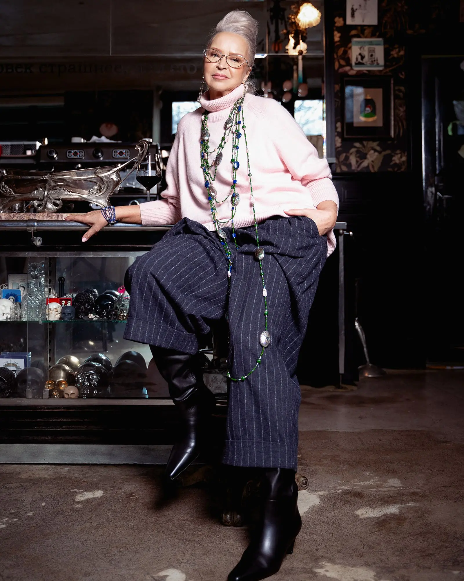 Бусы хромдиопсид, гелиотис зеленого цвета - 193 000 Бусы хромдиопсид, гелиотис - мастерская Надежды Бойко