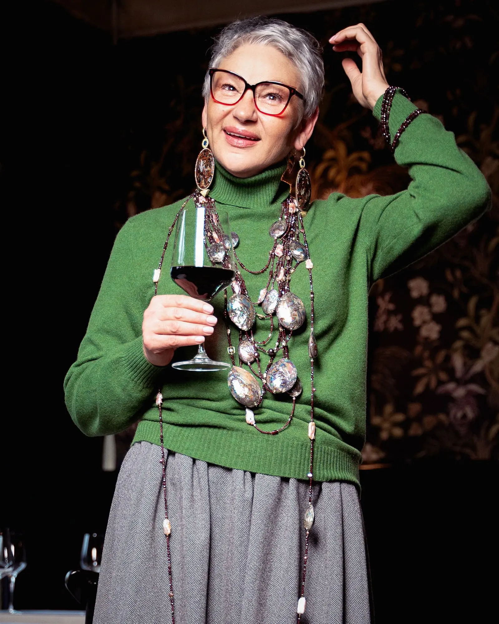 Бусы гелиотис, гранат красного цвета Жемчуг - 88 000 Бусы гелиотис, гранат - мастерская Надежды Бойко