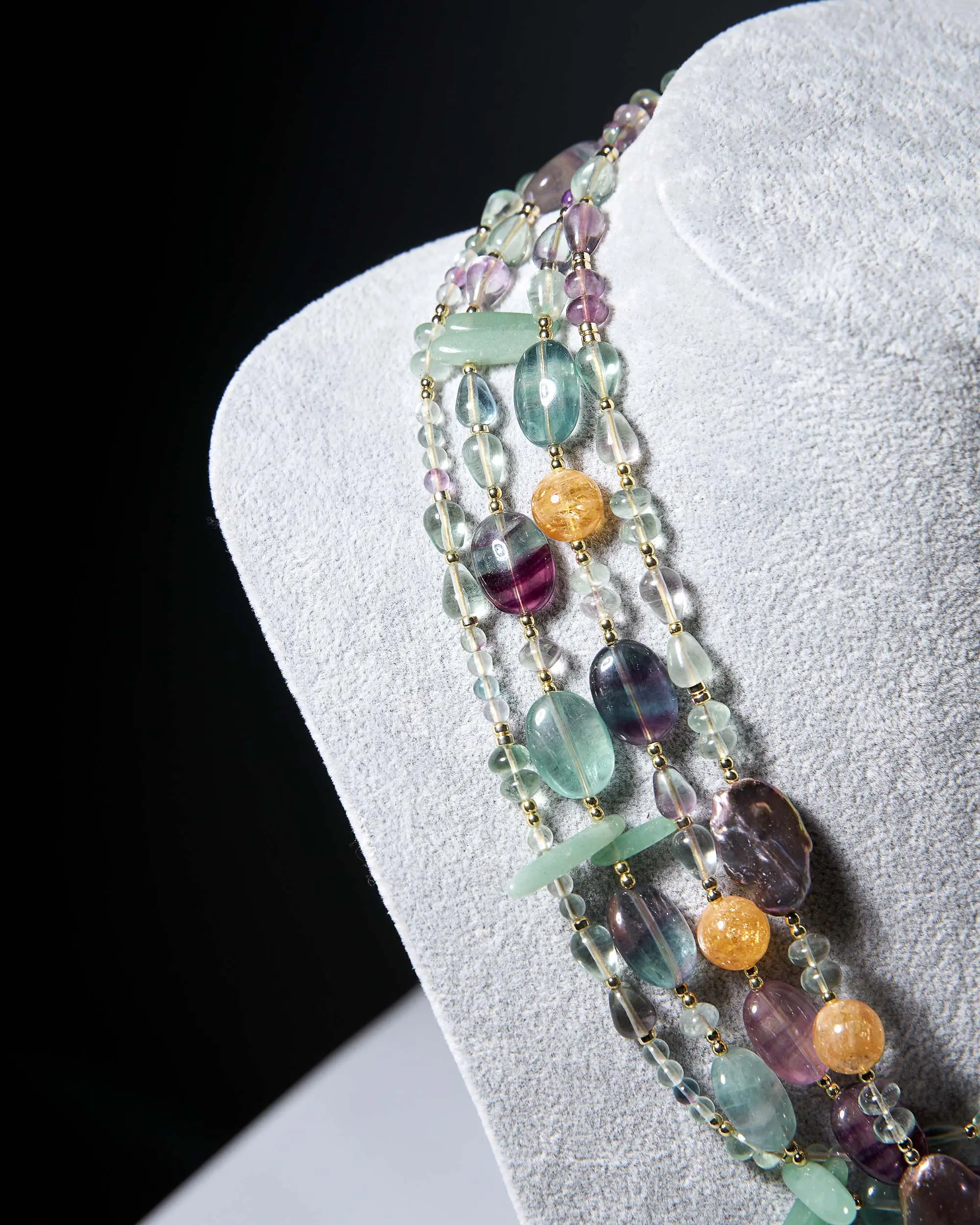 Бусы флюорит, жемчуг голубы цвета - 58 000 Бусы флюорит, жемчуг - мастерская Надежды Бойко