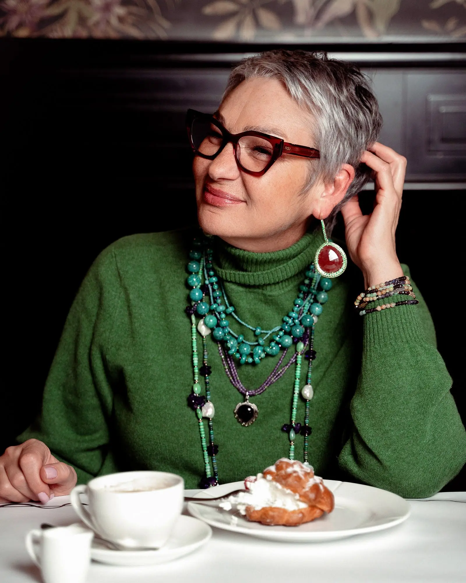 Бусы аметист с кулоном фиолетового цвета - 59 000 Бусы аметист с кулоном - мастерская Надежды Бойко