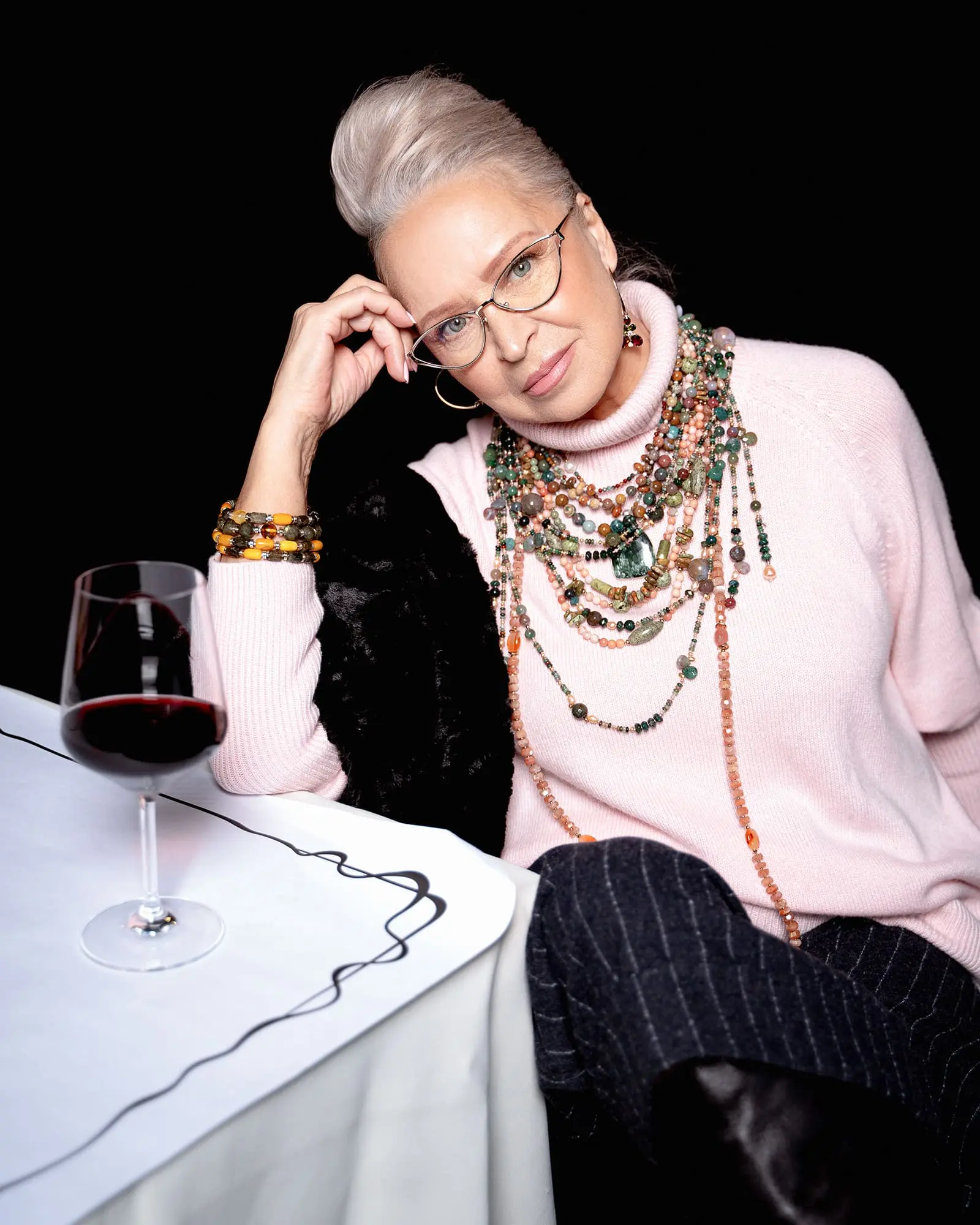 Бусы солнечный камень оранжевого цвета - 75 000 Бусы солнечный камень - мастерская Надежды Бойко