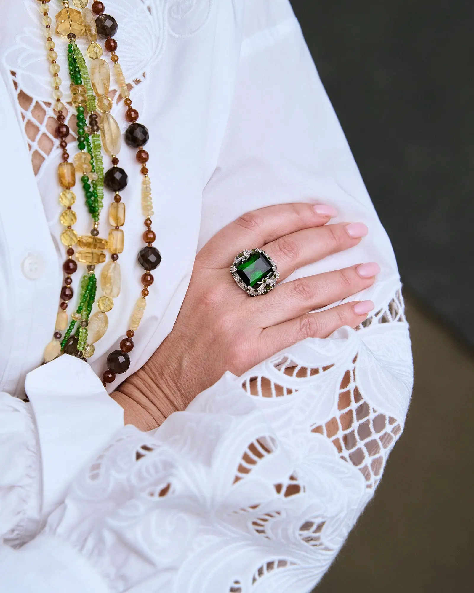 Бусы цитрин, раухтопаз желтого цвета Опал - 155 000 Бусы цитрин, раухтопаз - мастерская Надежды Бойко