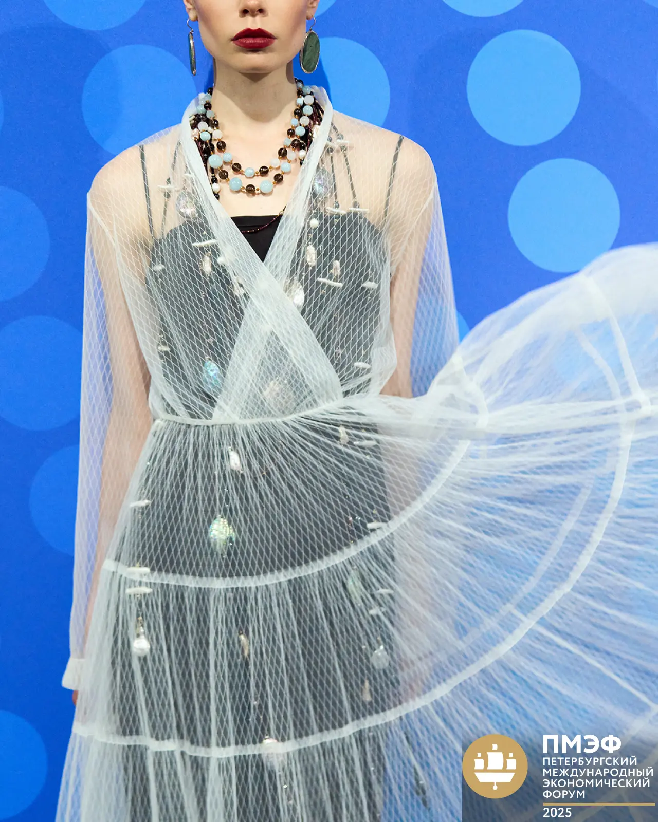 Бусы гранат спессартин голубы цвета - 65 000 Бусы гранат спессартин - мастерская Надежды Бойко