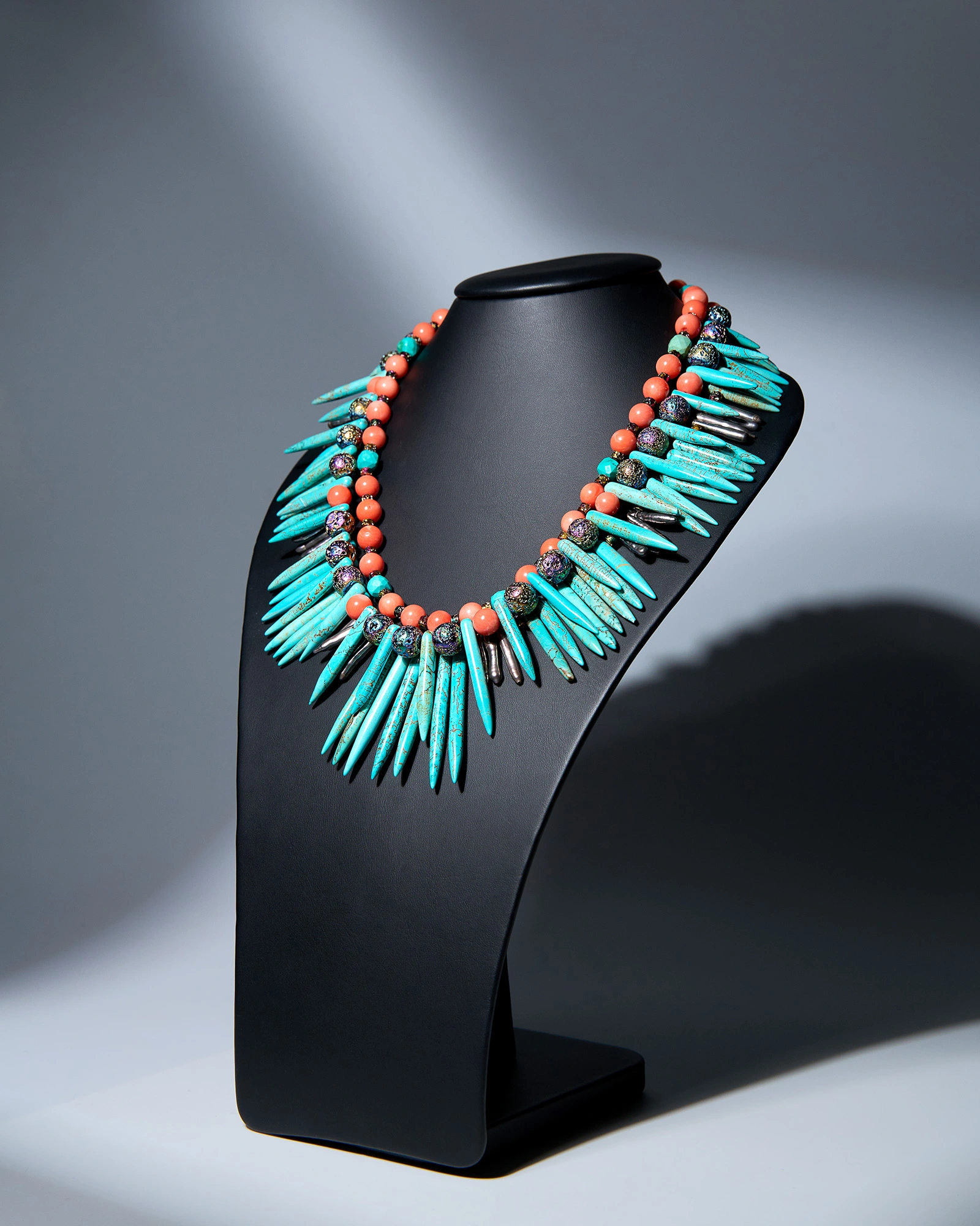 Бусы коралл, турквенит Бусы коралл, турквенит - мастерская Надежды Бойко