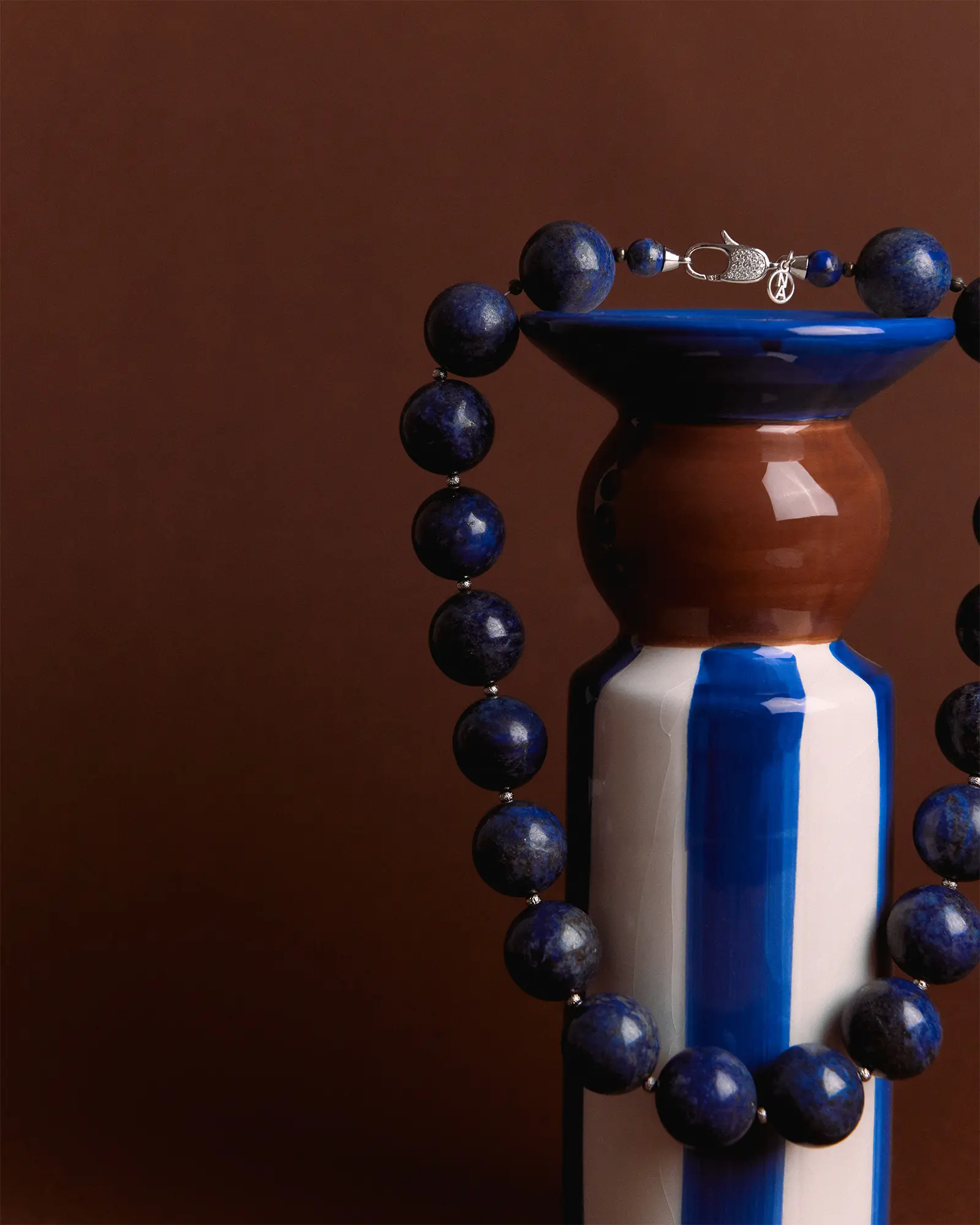 Бусы лазурит синего цвета Лазурит - 64 900 Бусы лазурит - мастерская Надежды Бойко