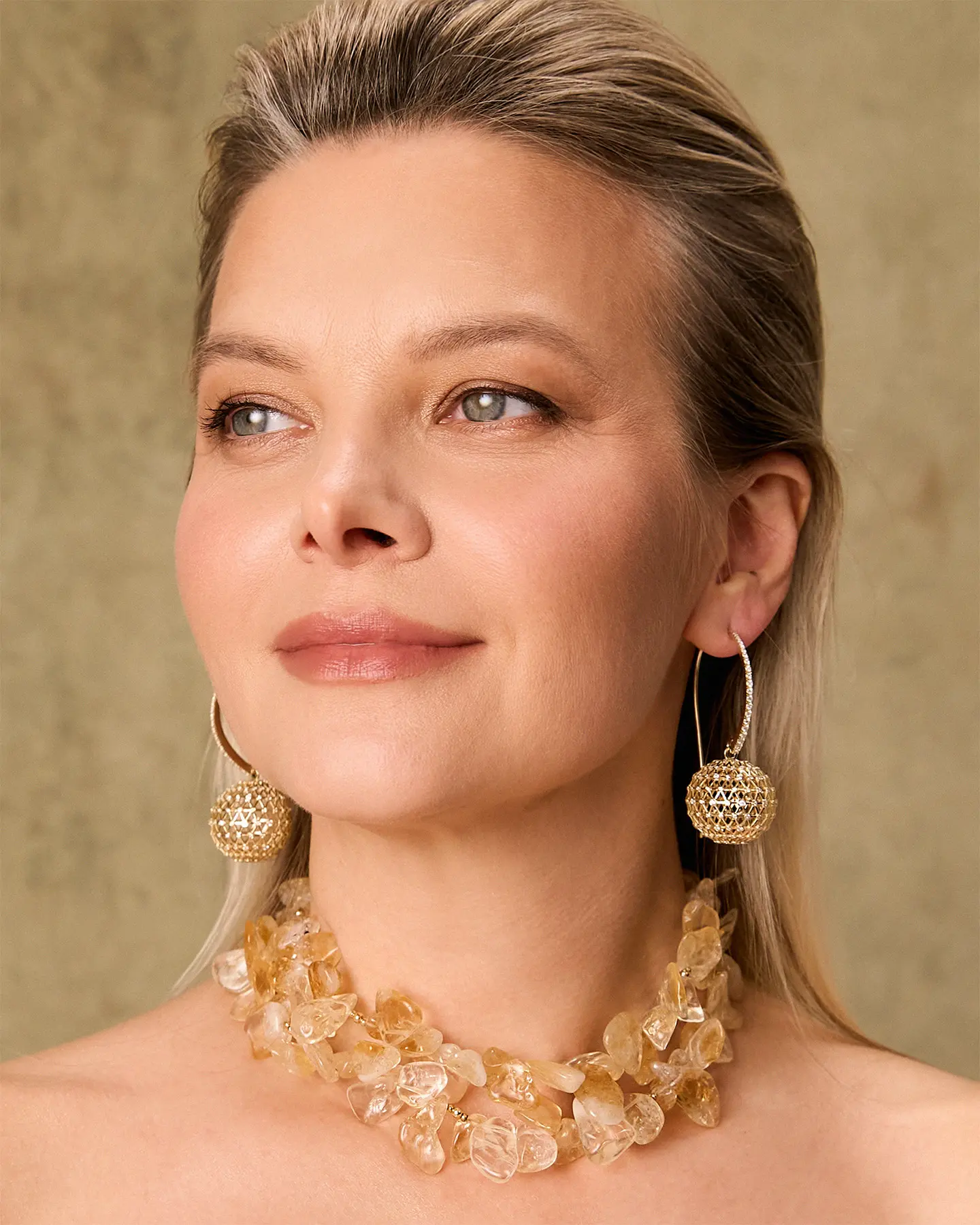 Бусы дикий цитрин желтого цвета - 67 900 Бусы дикий цитрин - мастерская Надежды Бойко