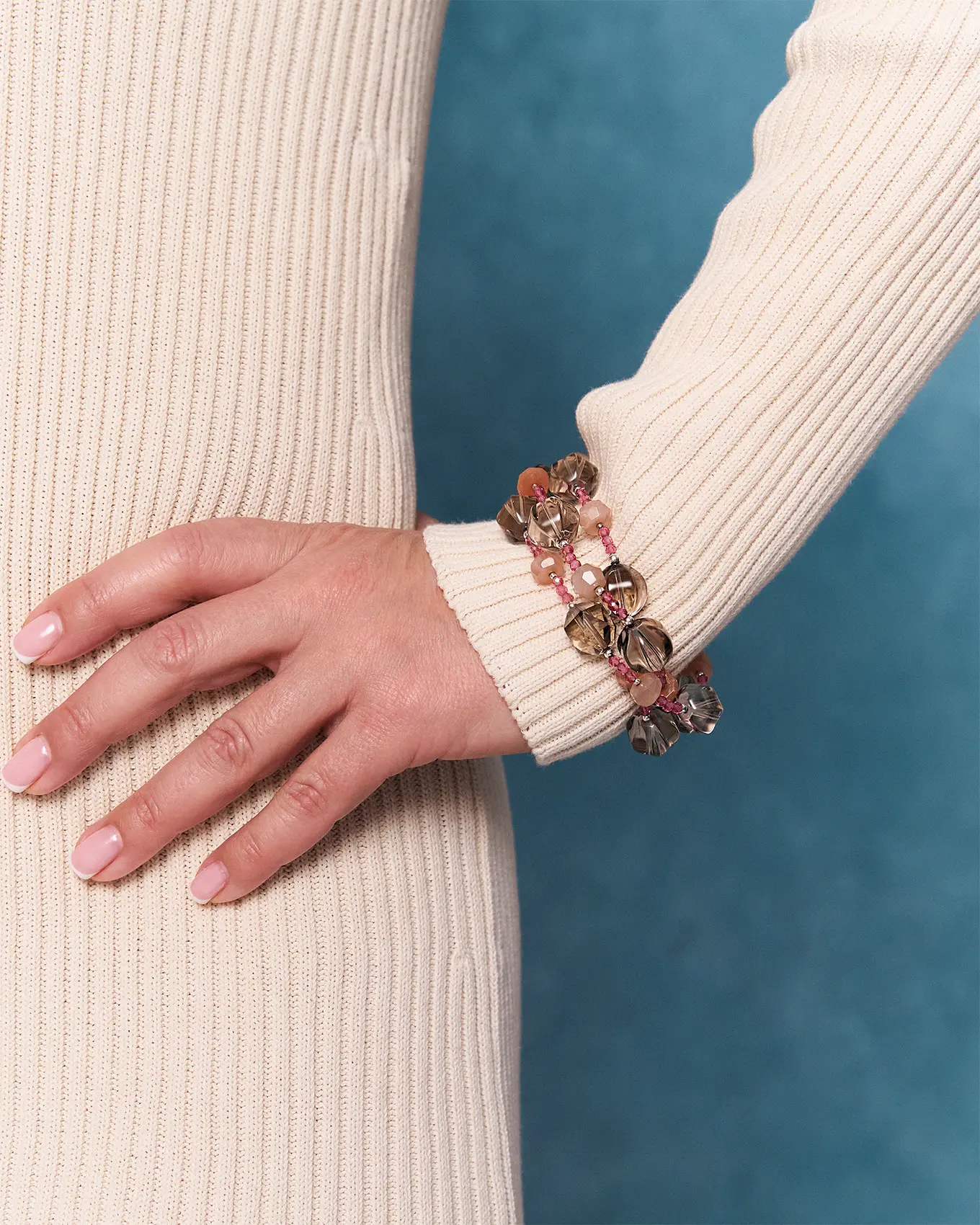 Браслет раухтопаз, шпинель коричневого цвета Раухтопаз - 42 000 Браслет раухтопаз, шпинель - мастерская Надежды Бойко